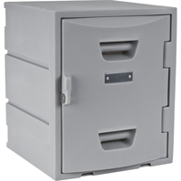 Locker, 15" x 15" x 18", Grey, Assembled Cam Industrial