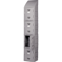 Locker, 15" x 15" x 31", Grey, Assembled Cam Industrial