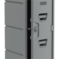 Locker, 12" x 15" x 36", Grey, Assembled Cam Industrial