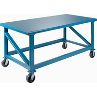 Extra Heavy-Duty Workbenches - All-Welded Benches, Steel Surface Cam Industrial