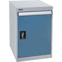 Full-Door Pedestal Workbench, 28" H x 18" W x 21" D Cam Industrial