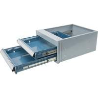 Double-Drawer Workbench, Steel, 18" W x 21" D x 9" H Cam Industrial