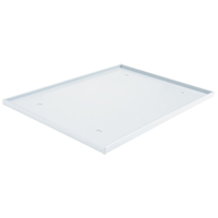 Locker Base Insert, Fits Locker Size 12" x 18", Light Grey, Plastic Cam Industrial