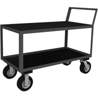 Low Profile Instrument Cart, 2 Tiers, 24-1/4" W x 39" D x 40-15/16" H, 1200 lbs. Cap. Cam Industrial