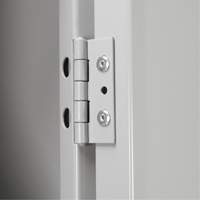 Clean Line Lockerette, 6 -tier, Bank of 4, 48" x 18" x 82", Steel, Charcoal, Rivet (Assembled) Cam Industrial