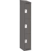 Casiers Clean Line, 3 niveaux, 12" x 18" x 78", Acier, Charbon, Rivet (assembl&eacute;) Cam Industrial