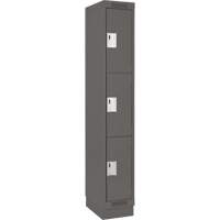 Casiers Clean Line, 3 niveaux, 12" x 18" x 76", Acier, Charbon, Rivet (assembl&eacute;) Cam Industrial