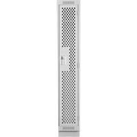 Clean Line Lockers, 12" x 18" x 76", Steel, Grey, Rivet (Assembled), Perforated Cam Industrial