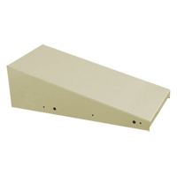 Clean Line Economy Lockers Slope Top, 1 Bank, 18" D x 12" W x 6" H, Beige, Steel Cam Industrial