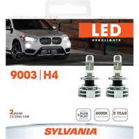 9003 Headlight Bulb, LED, 12 W/14 W/24 W, White Cam Industrial