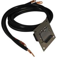 Panneau de douille polaris&eacute;e en acier inoxydable &agrave; brancher, 4 AWG, C&acirc;ble 5' Cam Industrial