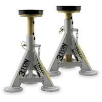 Performance Shorty Low Profile Jack Stands, 3 tons Capacity, 11" - 17" H Cam Industrial
