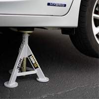 Performance Shorty Low Profile Jack Stands, 3 tons Capacity, 11" - 17" H Cam Industrial