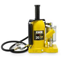Pro Series Bottle Jack, 20 Ton(s), Air Hydraulic, 20" Raised Height Cam Industrial