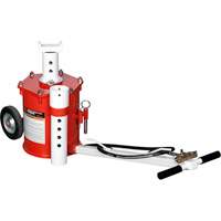 Portable Air Lift Jack, 10 Ton(s) Capacity, 17-3/4" - 49-3/8" H Cam Industrial