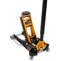 Aluminum Racing Jack, 2 Ton(s) Capacity, 3-1/4" Lowered, 18-1/2" Raised, Manual Hydraulic Cam Industrial