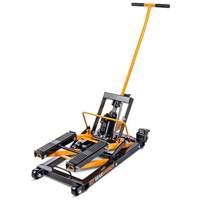 ATV and Motorcycle Jack, 0.75 Ton(s) Capacity, 4-2/3" Lowered, 14-1/2" Raised, Manual Hydraulic Cam Industrial