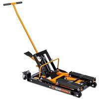 ATV and Motorcycle Jack, 0.75 Ton(s) Capacity, 4-2/3" Lowered, 14-1/2" Raised, Manual Hydraulic Cam Industrial