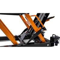 ATV and Motorcycle Jack, 0.75 Ton(s) Capacity, 4-2/3" Lowered, 14-1/2" Raised, Manual Hydraulic Cam Industrial