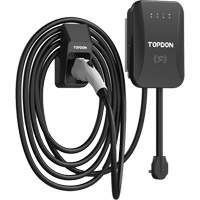 PulseQ AC Home EV Charger with RFID Mode, 40 A, Level 2 AC, Type 1 (SAE J1772) Connector Cam Industrial