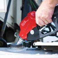 Red Ultra High-Flow Automatic Diesel Spout Nozzle Cam Industrial