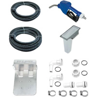 115V AC DEF Transfer Pump & IBC Tote Bracket with Nozzle Cam Industrial
