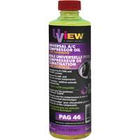 Huile universelle PAG 46 avec ExtenDye pour syst&egrave;me de climatisation, 237 ml, Bouteille Cam Industrial