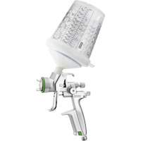 Pistolet de peinture de premi&egrave;re qualit&eacute; 4400?B HVLP?1,0 SR avec godet RPS 0,3?L, pour les retouches de finitions automobiles, Entr&eacute;e d'air 1/4" NPT, 4,24 pi³/min, Capacit&eacute; 0,3 L, 0,14 psi Cam Industrial