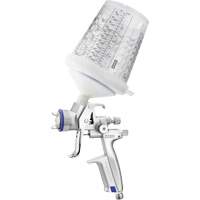 Pistolet de peinture de premi&egrave;re qualit&eacute; 4400?B RP?1,2 SR avec godet RPS 0,3?L, pour les retouches de finitions automobiles, Entr&eacute;e d'air 1/4" NPT, 7,06 pi³/min, Capacit&eacute; 0,3 L, 0,17 psi Cam Industrial