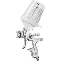 Pistolet de peinture 5000 B RP avec buse 1,2 et trois godets polyvalents RPS 0,3 l/0,6 l/0,9 L, Entr&eacute;e d'air 1/4" NPT, 10,24 pi³/min, Capacit&eacute; 0,3 L/0,6 L/0,9 L, 0,17 psi Cam Industrial