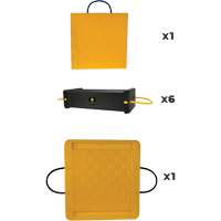 8-Piece CribLok Composite Cribbing System Kit Cam Industrial