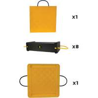 10-Piece CribLok Composite Cribbing System Kit Cam Industrial