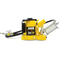 Cric bouteille de s&eacute;rie Pro "Shorty", 20 tonne(s), Air comprim&eacute;/hydraulique, 12-5/8" Hauteur &eacute;lev&eacute;e Cam Industrial