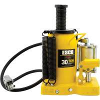 Cric-bouteille de s&eacute;rie Pro, 30 tonnes, Air comprim&eacute;/hydraulique, 20" Hauteur &eacute;lev&eacute;e Cam Industrial