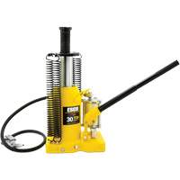 Cric-bouteille de s&eacute;rie Pro, 30 tonnes, Air comprim&eacute;/hydraulique, 20" Hauteur &eacute;lev&eacute;e Cam Industrial