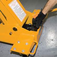 Yellow Jackit Transmission Jack, 2.2 Ton(s) Lifting Capacity Cam Industrial