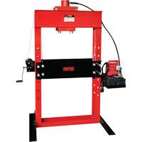 Electro/Hydraulic Pump Operated Shop Press, 50 tons Capacity Cam Industrial