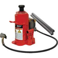Cric-bouteille hydraulique de hauteur standard, 12 tonne(s), Air comprim&eacute;/hydraulique, 19-3/4" Hauteur &eacute;lev&eacute;e Cam Industrial