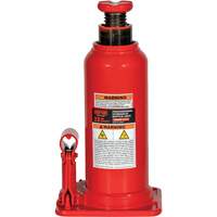 Professional Hydraulic Bottle Jack with Gauge Hole, 22 Ton(s), 20-49/250" Raised Height Cam Industrial