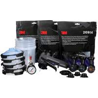 Performance Fine Finish Spray Gun System with PPS Cups, 13 CFM, 29 PSI Cam Industrial