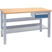 Industrial Duty Workbench, 36" W x 72" D x 34" H, 1000 lbs. Capacity Cam Industrial