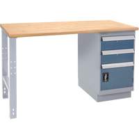 Industrial-Duty Workbench, Door w/ Drawer Combination, 1000 lbs Cap., 72" W x 36" D, 34" H Cam Industrial