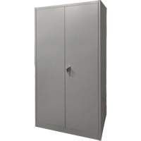 Armoire de rangement, Acier, 4 Tablettes, 78" h x 36" la x 24" P, Gris Cam Industrial