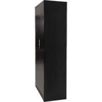 Combination Storage Cabinet, 36" W x 18" D x 72" H, Black Cam Industrial