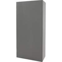 Armoire de rangement combin&eacute;e, 36" la x 18" p x 72" h, Gris Cam Industrial