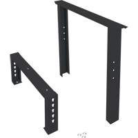 Industrial Duty Leg for Workbench, Steel, 30" D x 34" H, Single Cam Industrial