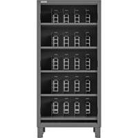 Heavy-Duty Open Front Cabinet with Dividers, Steel, 0 Drawers, 36" x 24" x 78", Grey Cam Industrial