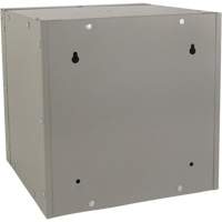 Casier cubique empilable, 12" x 12" x 12", Acier, Gris, D&eacute;mont&eacute; Cam Industrial