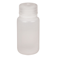 Bouteilles &agrave; large ouverture, Ronde, 2 oz, Plastique Cam Industrial