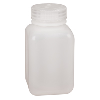 Bouteilles peu encombrantes &agrave; prise facile, Carr&eacute;e, 8 oz, Plastique Cam Industrial